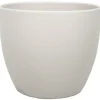 Floran Plantenpot - taupe - mat - keramiek - 32 x 27 cm