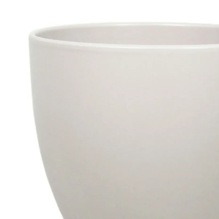 Floran Plantenpot - taupe - mat - keramiek - 32 x 27 cm