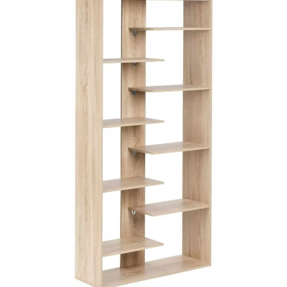 FONTAS - Boekenkast - Lichtbruin - Spaanplaat