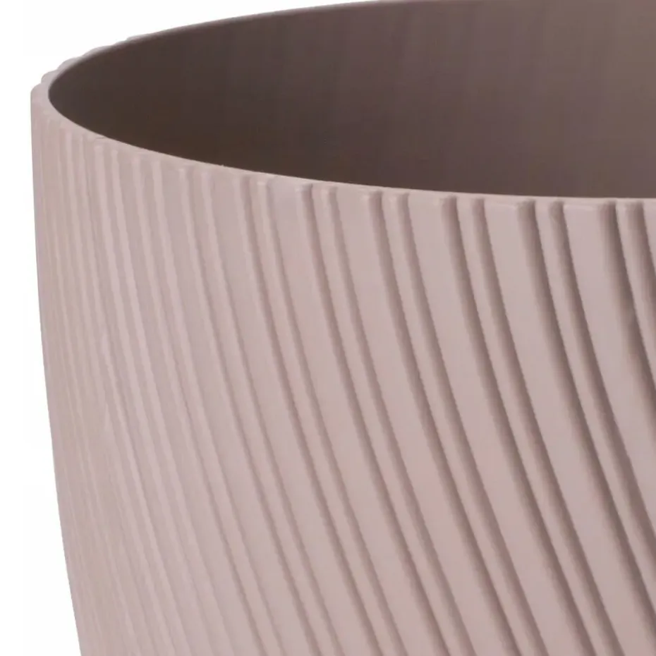 Form Plastic Plantenpot - kunststof - beige - D27 x H24 cm