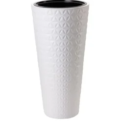 Form Plastic Plantenpot Diamond - kunststof - wit - 40 x 80