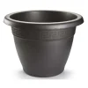 Forte Plastics Bloempot - antraciet - rond - kunststof - 60 cm