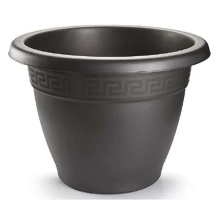 Forte Plastics Bloempot - antraciet - rond - kunststof - 60 cm
