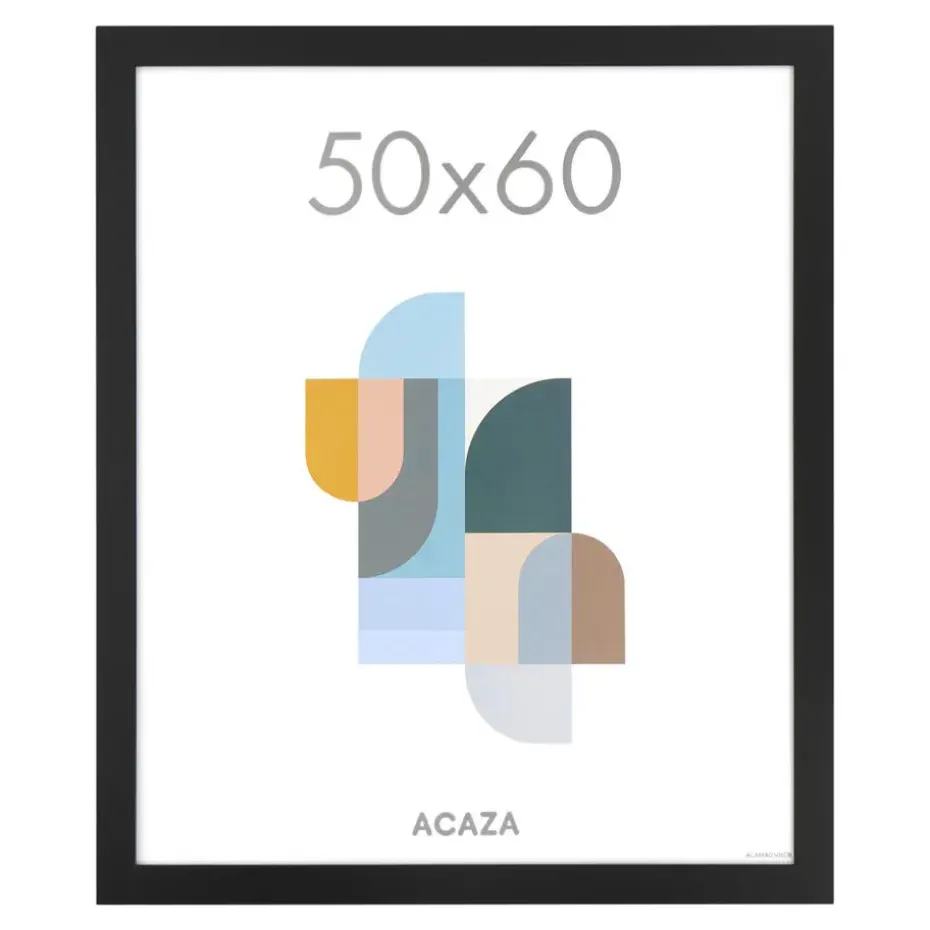 Fotokader - Fotolijst - Wissellijst - 50x60 cm - MDF - Zwart