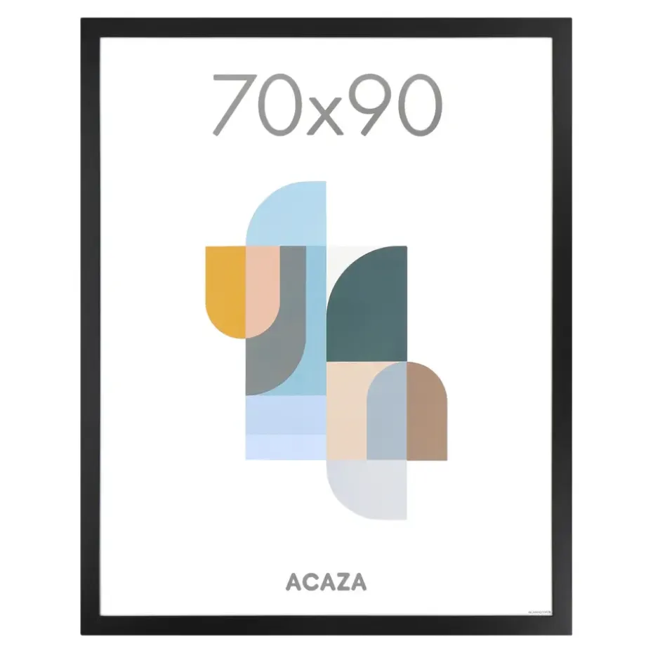 Fotokader - Fotolijst - Wissellijst - 70x90 cm - MDF - Zwart