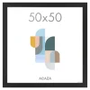Fotokader - Fotolijst - Wissellijst - 50x50 cm - MDF - Zwart