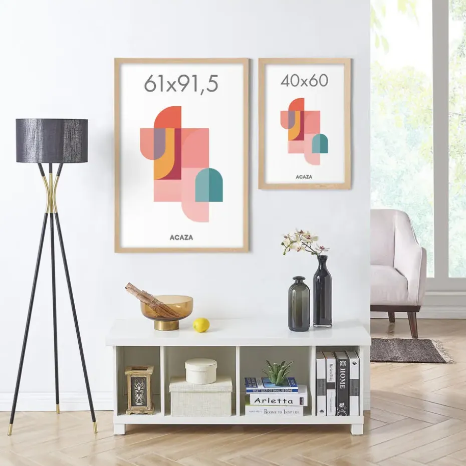 Fotokader - Fotolijst - 61x91.5 cm - MDF hout - Lichte Eik