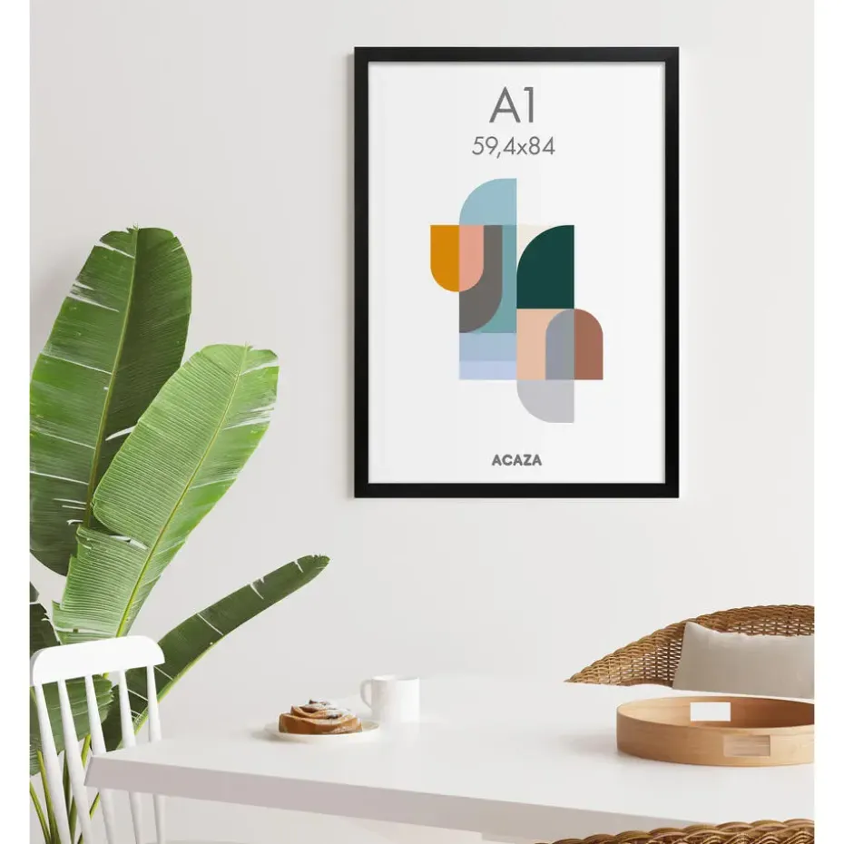 Fotokader A1 - 59,4 x 84 cm - Foto Kader in MDF Hout - Zwart