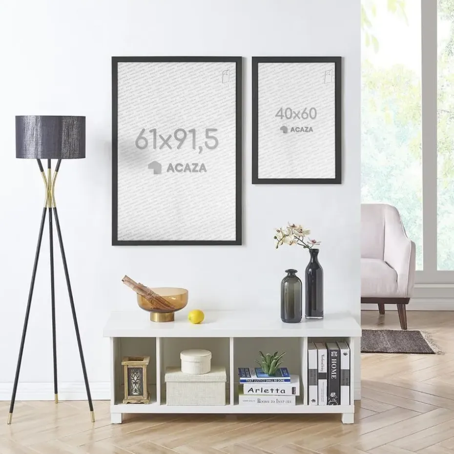 Fotokader Madison voor Foto's van 40 x 60cm - MDF Houten Fotolijst - Zwart