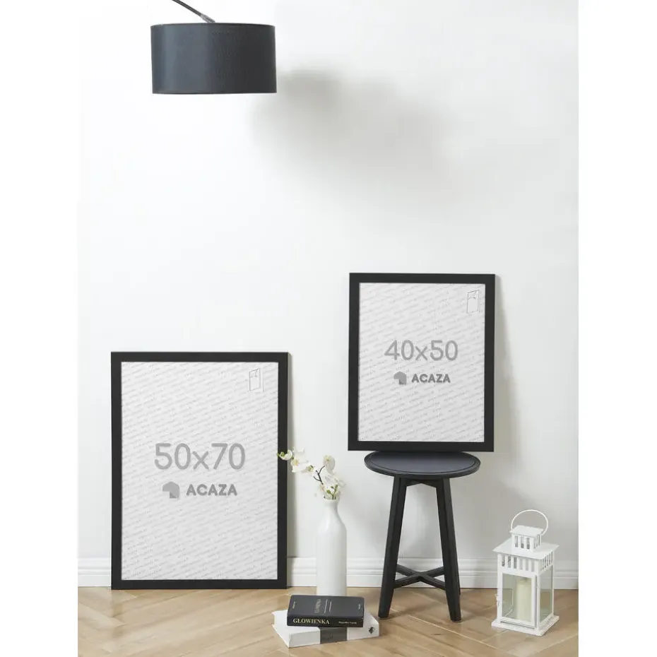 Fotokader Madison voor Foto's van 40x50cm - MDF Houten Fotolijst - Zwart