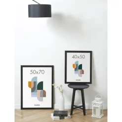 Fotokader Madison voor Foto's van 40x50cm - MDF Houten Fotolijst - Zwart