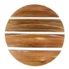 Fraaai - Aarav wandschap set van 4 rond - massief naturel
