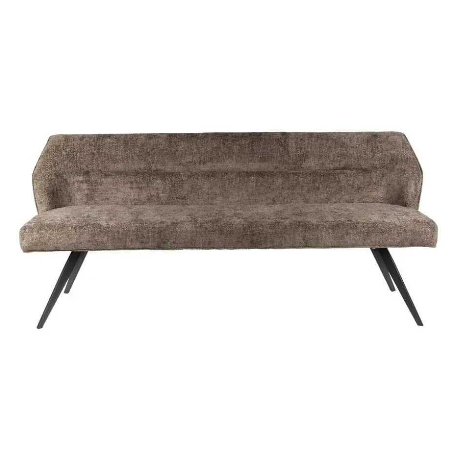 Fraaai - Diego eetkamerbank geweven 188 cm - taupe