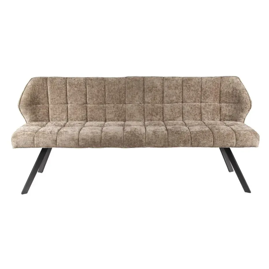 Fraaai - Ramon eetkamerbank 180 cm geweven - champagne
