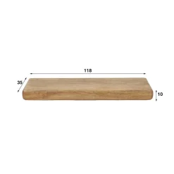 Fraaai - Renee wandplank 118 cm - mangohout