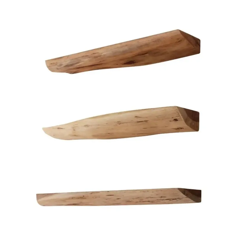 Fraaai - Woody wandplank set van drie
