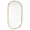 Fragix Iris Spiegel Ovaal - Goud - Metaal - 80x50
