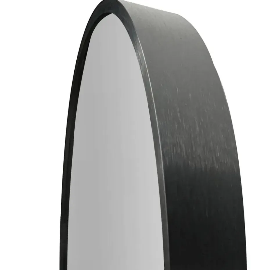 Fragix Ziva Staande passpiegel Boog 150x40 Zwart