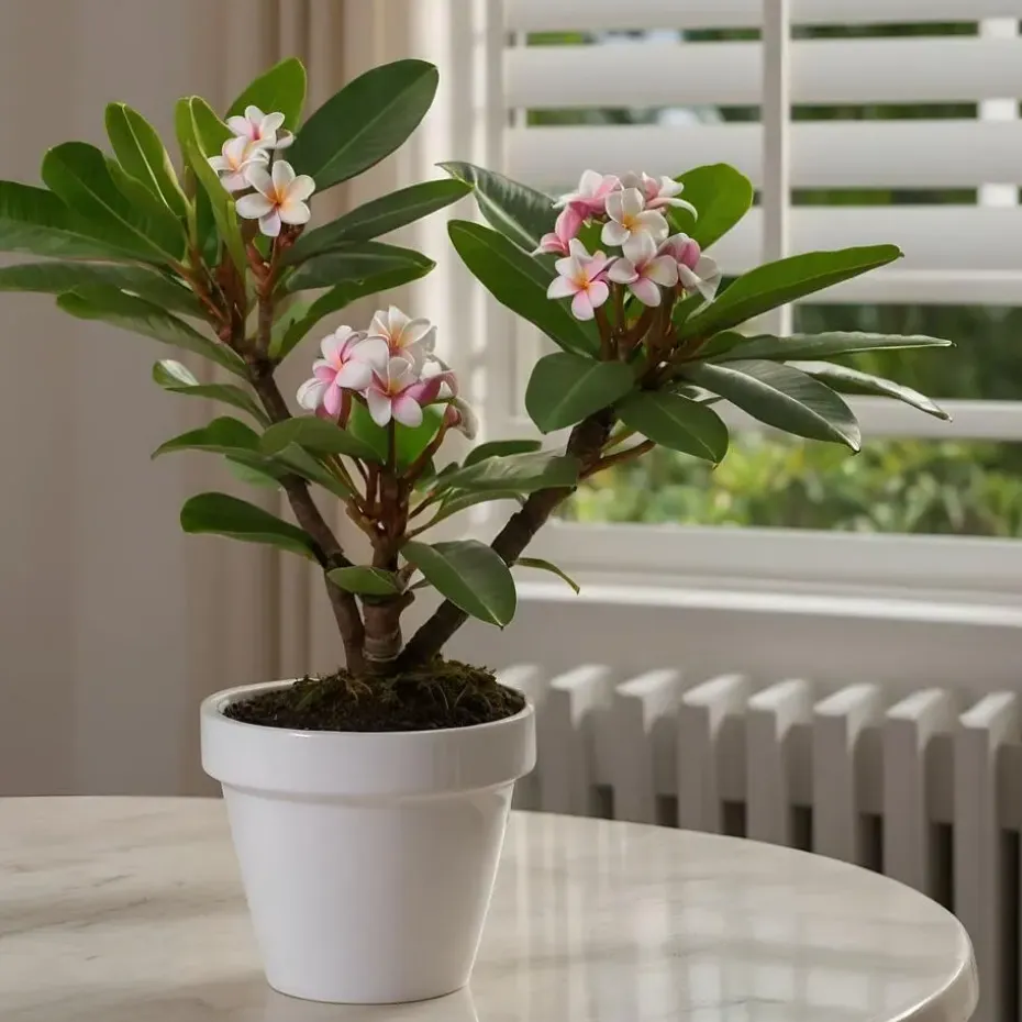Frangipani Hawaii - Plumeria rubra 'Hawaii' - Hoogte 45-55cm - ⌀17cm