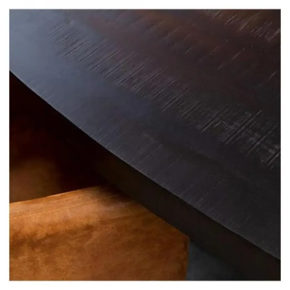 Furndea Eettafel Morada industrieel ovaal mangohout zwart 240x110x76cm