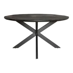 Furndea Eettafel Orianna rond - zwart 150cm