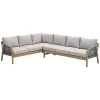 Garden Impressions Alora lounge dining set 2-delig links - grey sand