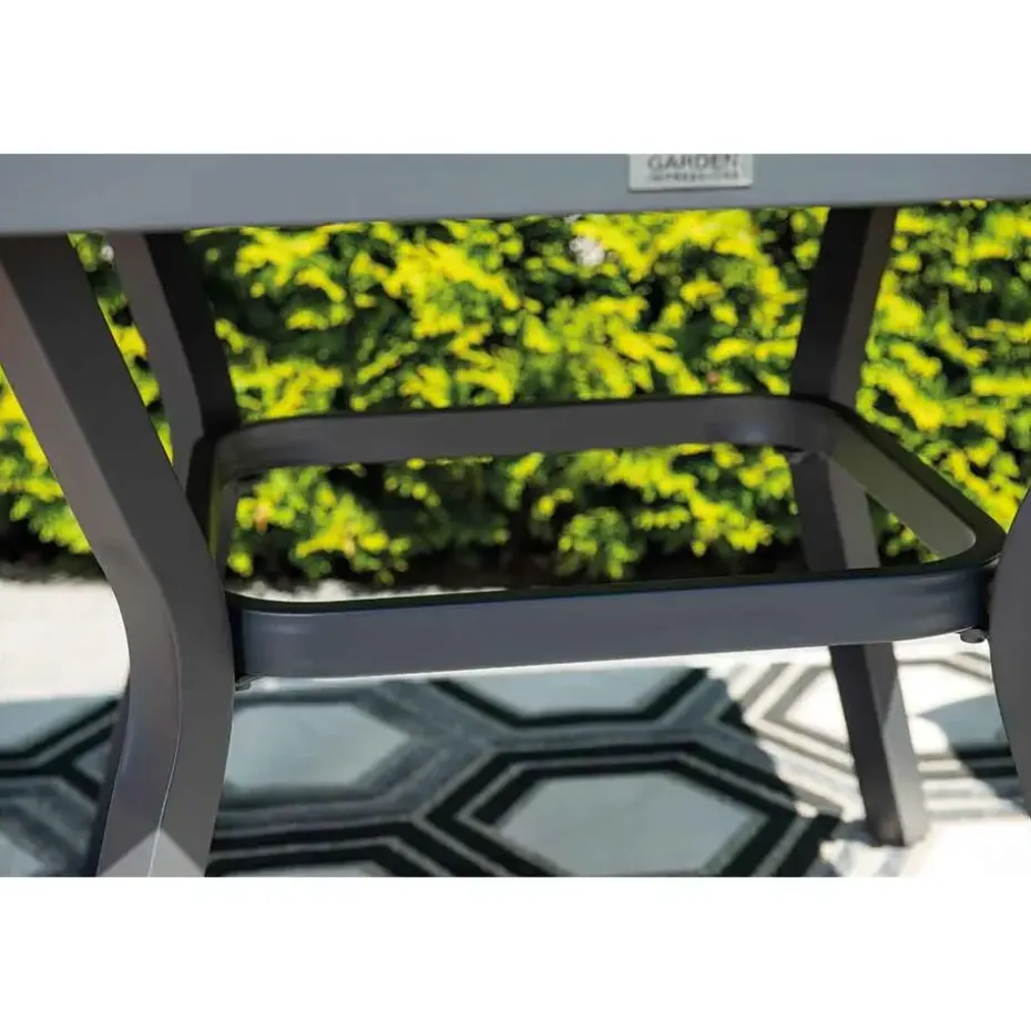 Garden Impressions Amarillo tuinset 5-delig - Mina tuintafel 90x90 cm