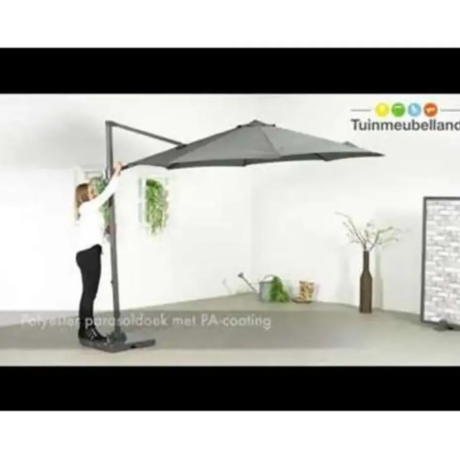 Garden Impressions Hawaii zweefparasol S Ø300 cm zand