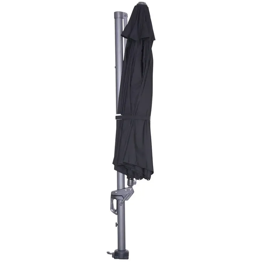 Garden Impressions Hawaii zweefparasol Ø350 c. black - zwart