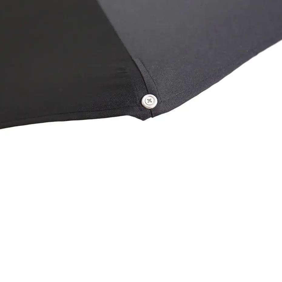 Garden Impressions Hawaii zweefparasol Ø350 c. black - zwart
