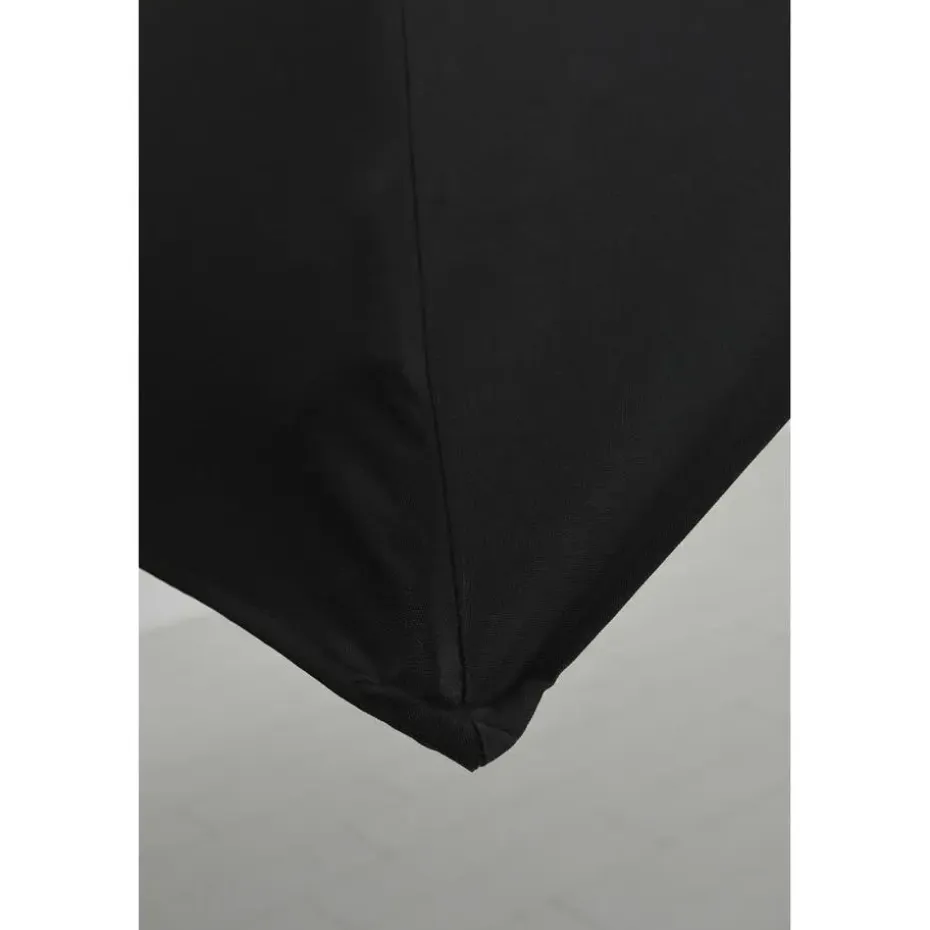 Garden Impressions Hawaii Lumen LED parasol 300x300 -d. grijs - zwart