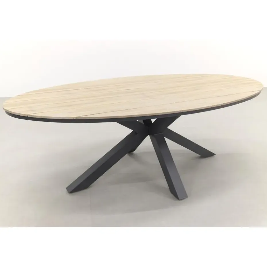 Garden Impressions Jasmine Natural/Edison 220x115 cm. - ovale tuinset