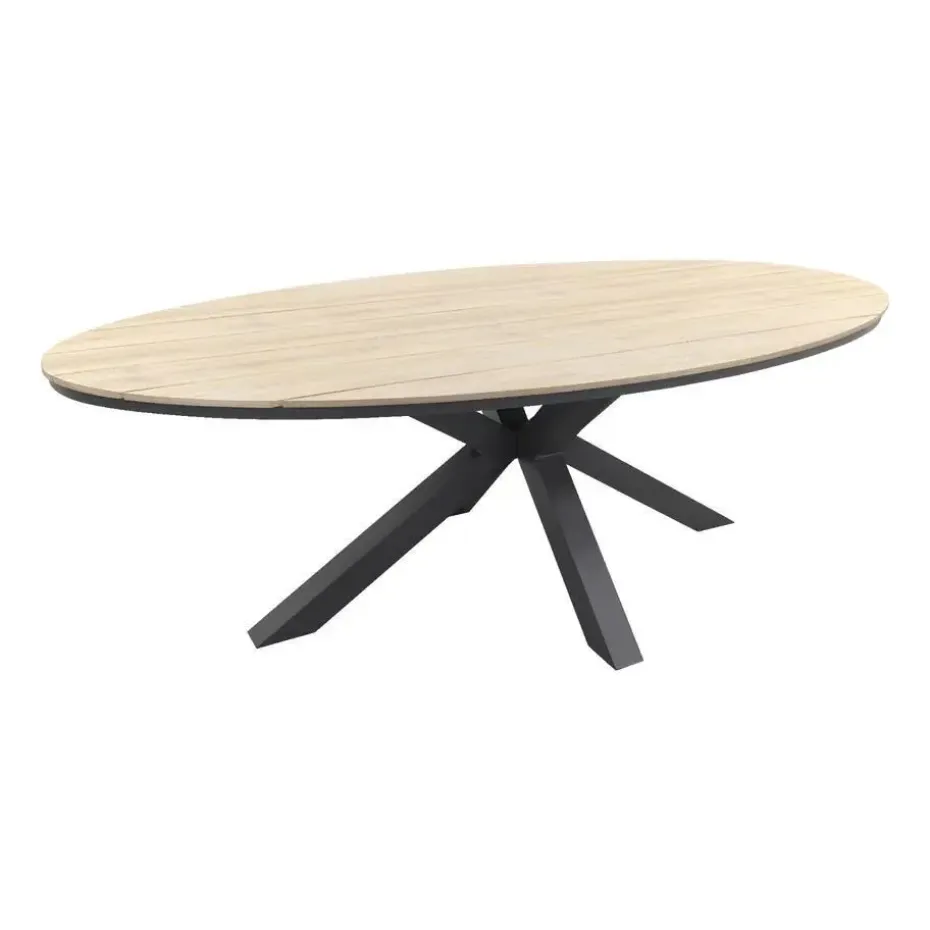 Garden Impressions Jasmine Natural/Edison 220x115 cm. - ovale tuinset