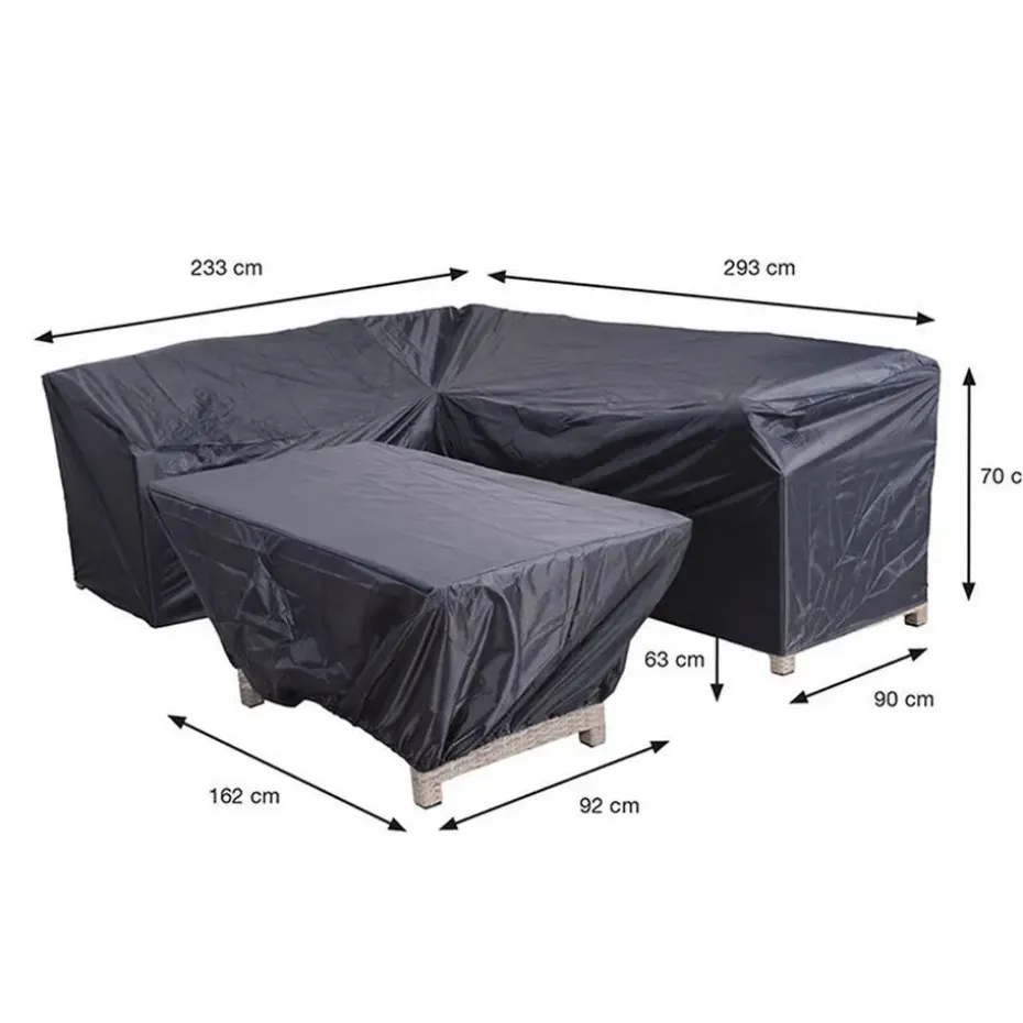 Garden Impressions Lounge dining hoes 233/293x90xH70 en 162x92xH63 cm