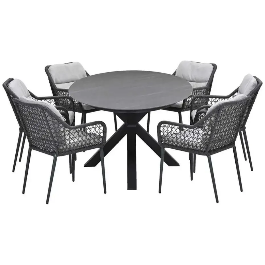 Garden Impressions Pemba - Scot tuinset 7-delig - Napoli grey