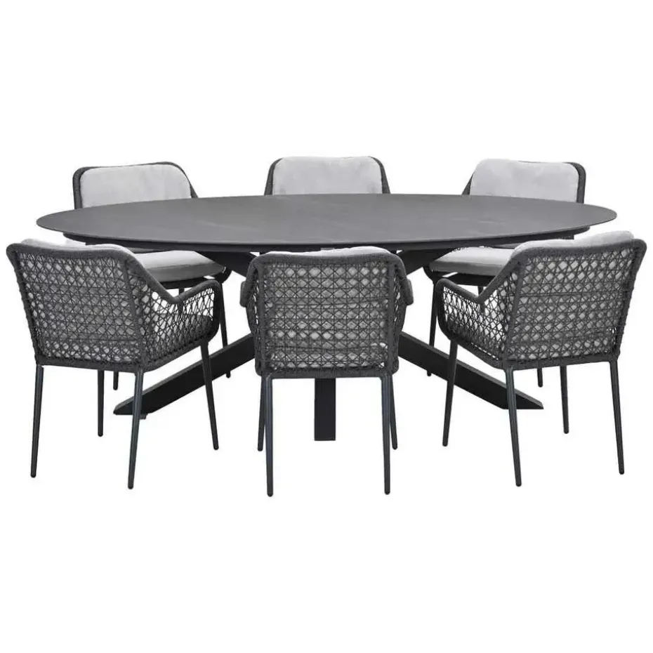 Garden Impressions Pemba - Scot tuinset 7-delig - Napoli grey
