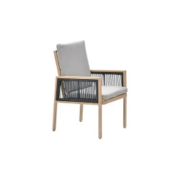 Garden Impressions San Capri lounge dining stoel - aluminium
