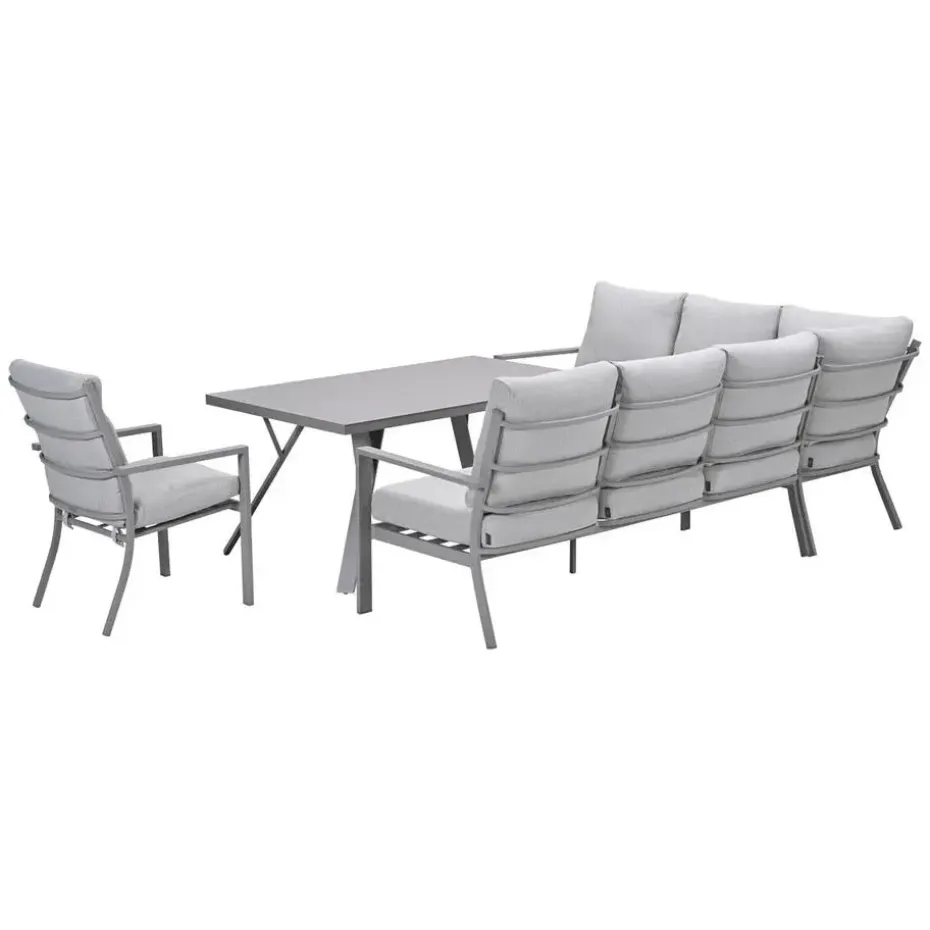 Garden Impressions Senja lounge dining set 4-delig l. - valley sand