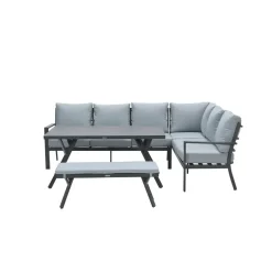 Garden Impressions Senja sport tuinbankje 110x40xH45 - mint grijs