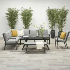 Garden Impressions Senja lounge dining tuinstoel - donker grijs