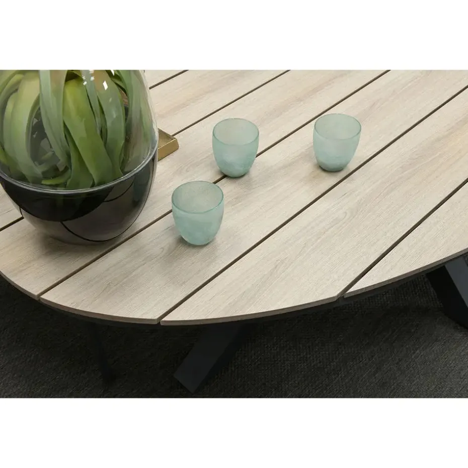Garden Impressions Tulli tuintafel 220x115 cm - licht bruin