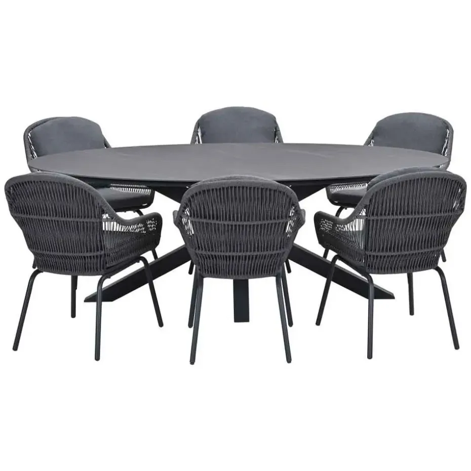 Garden Impressions Yima - Scot tuinset 7-delig Napoli grey