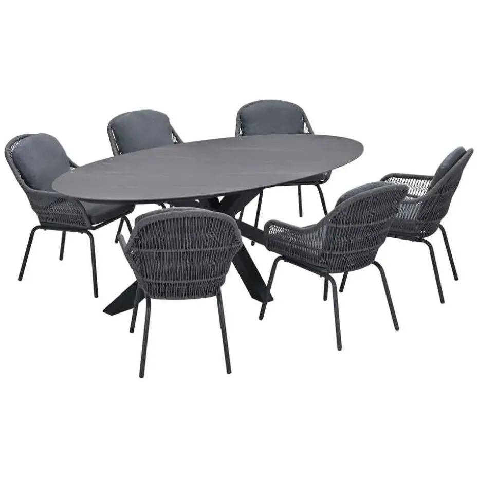 Garden Impressions Yima - Scot tuinset 7-delig Napoli grey