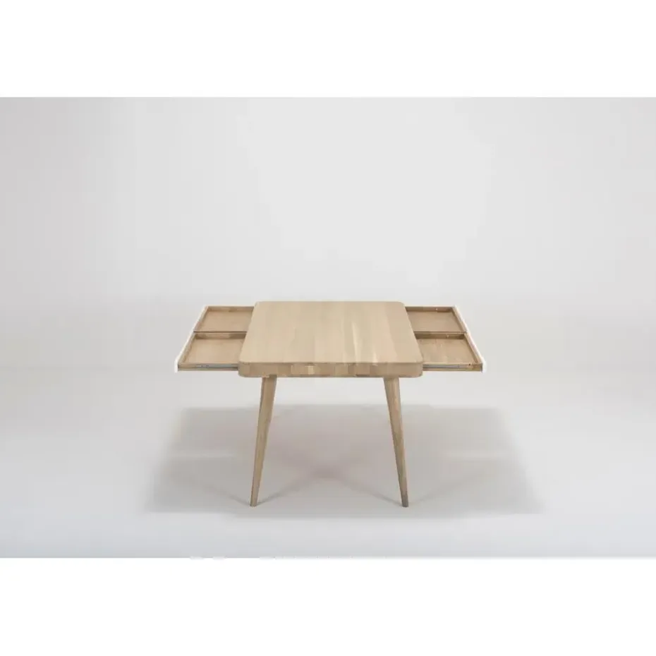 Gazzda Ena Table Eikenhouten Eettafel 160 x 90 cm - Whitewash