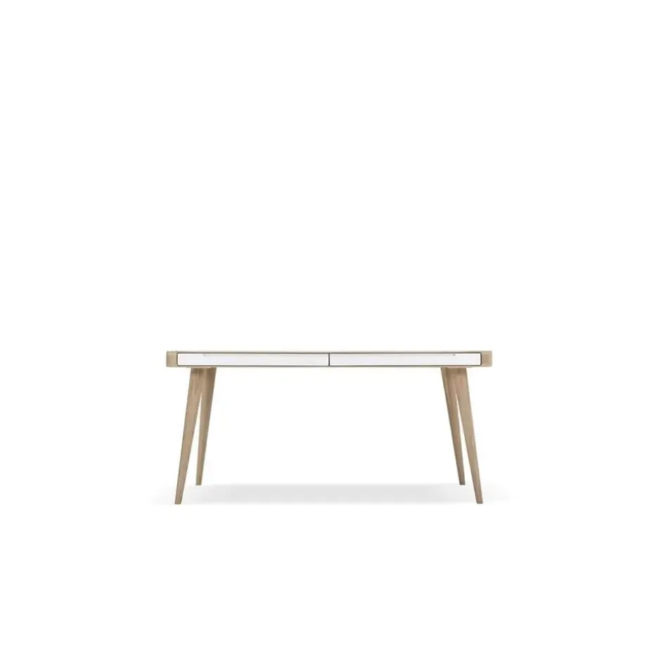 Gazzda Ena Table Eikenhouten Eettafel 160 x 90 cm - Whitewash