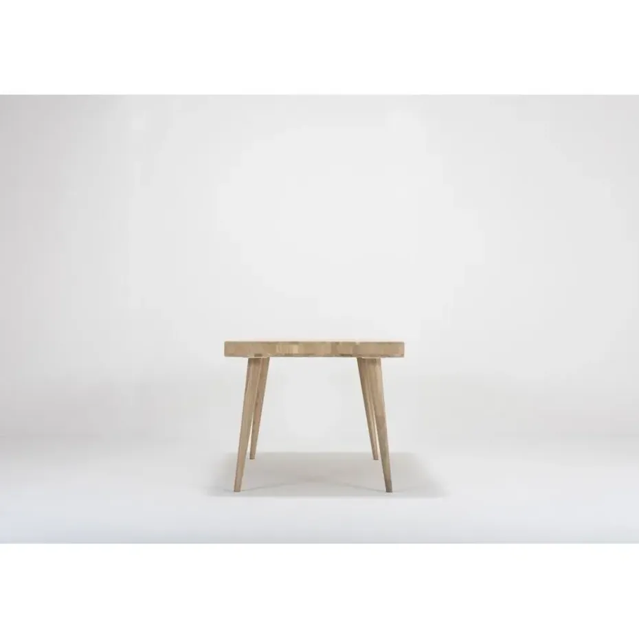 Gazzda Ena Table Eikenhouten Eettafel 160 x 90 cm - Whitewash