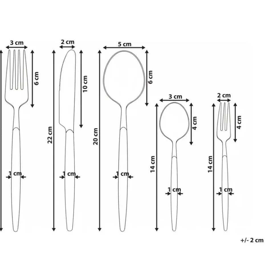 GEMELLI - Bestekset 30-delig - Zilver - RVS