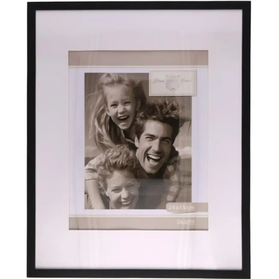 Gerimport Fotolijstje Paris - 40 x 50 cm - zwart - passe partout