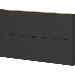 Germania Schoenenkast Elton - 140 x 19 x 85 cm - Grafietgrijs design