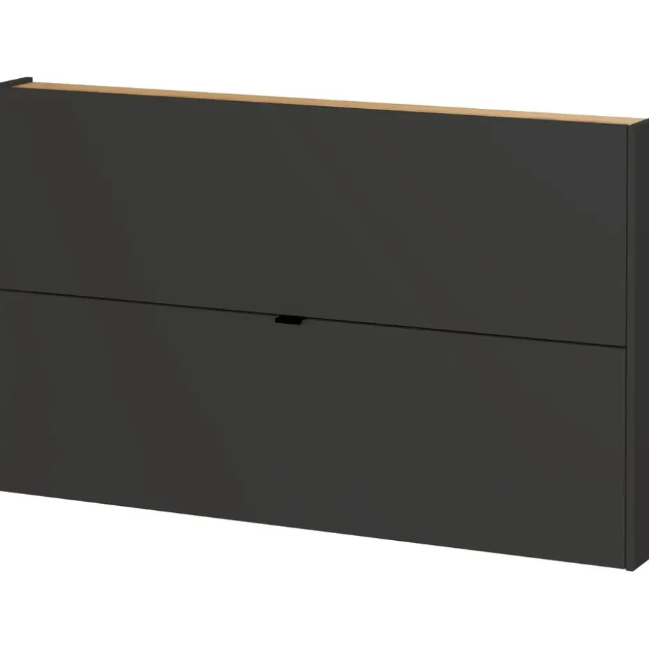 Germania Schoenenkast Elton - 140 x 19 x 85 cm - Grafietgrijs design